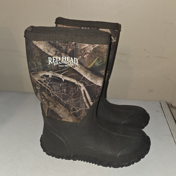 RedHead Kids Camouflage Boots - Picture 1 of 7